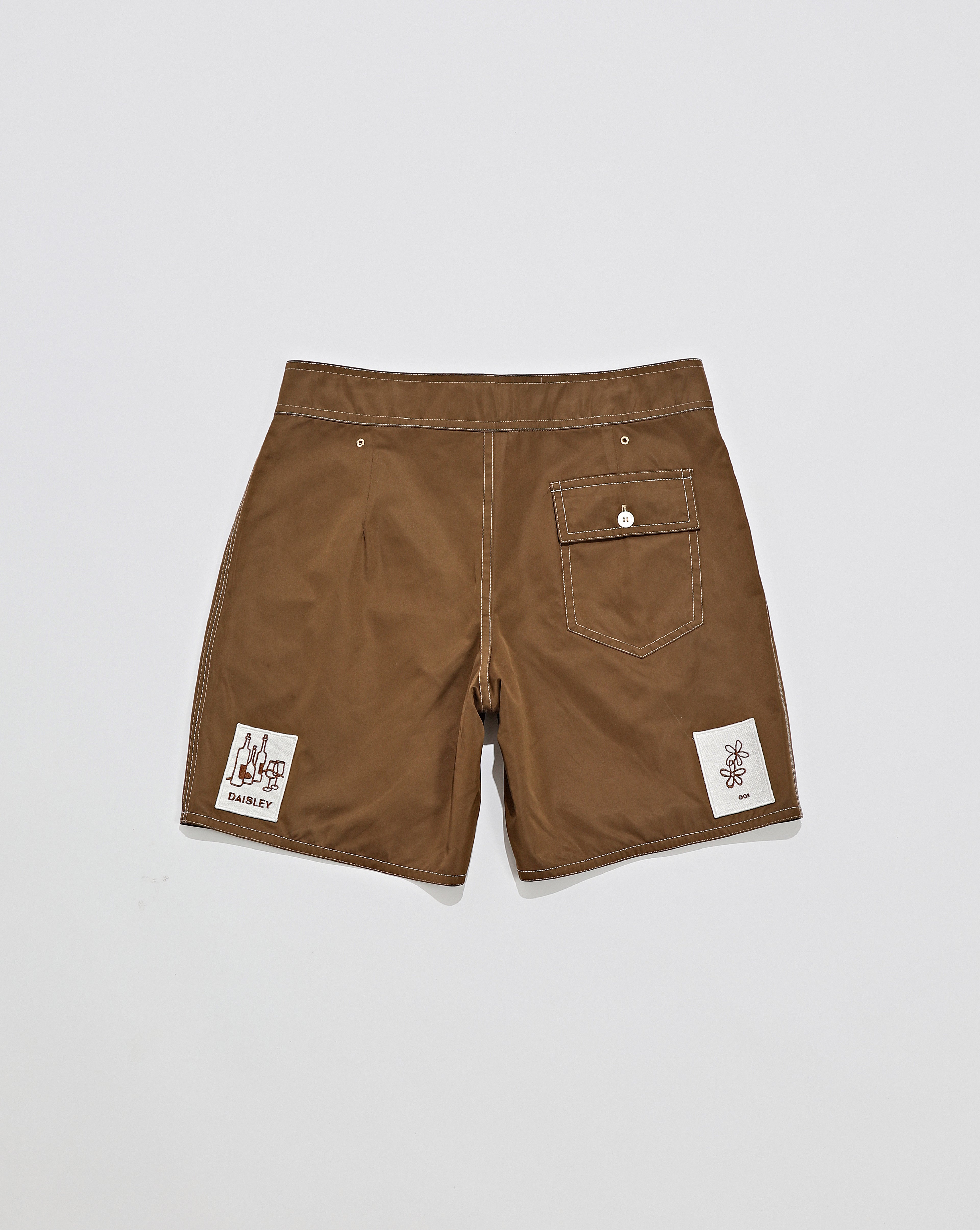 18" Classic Boardshort Brown/Beige