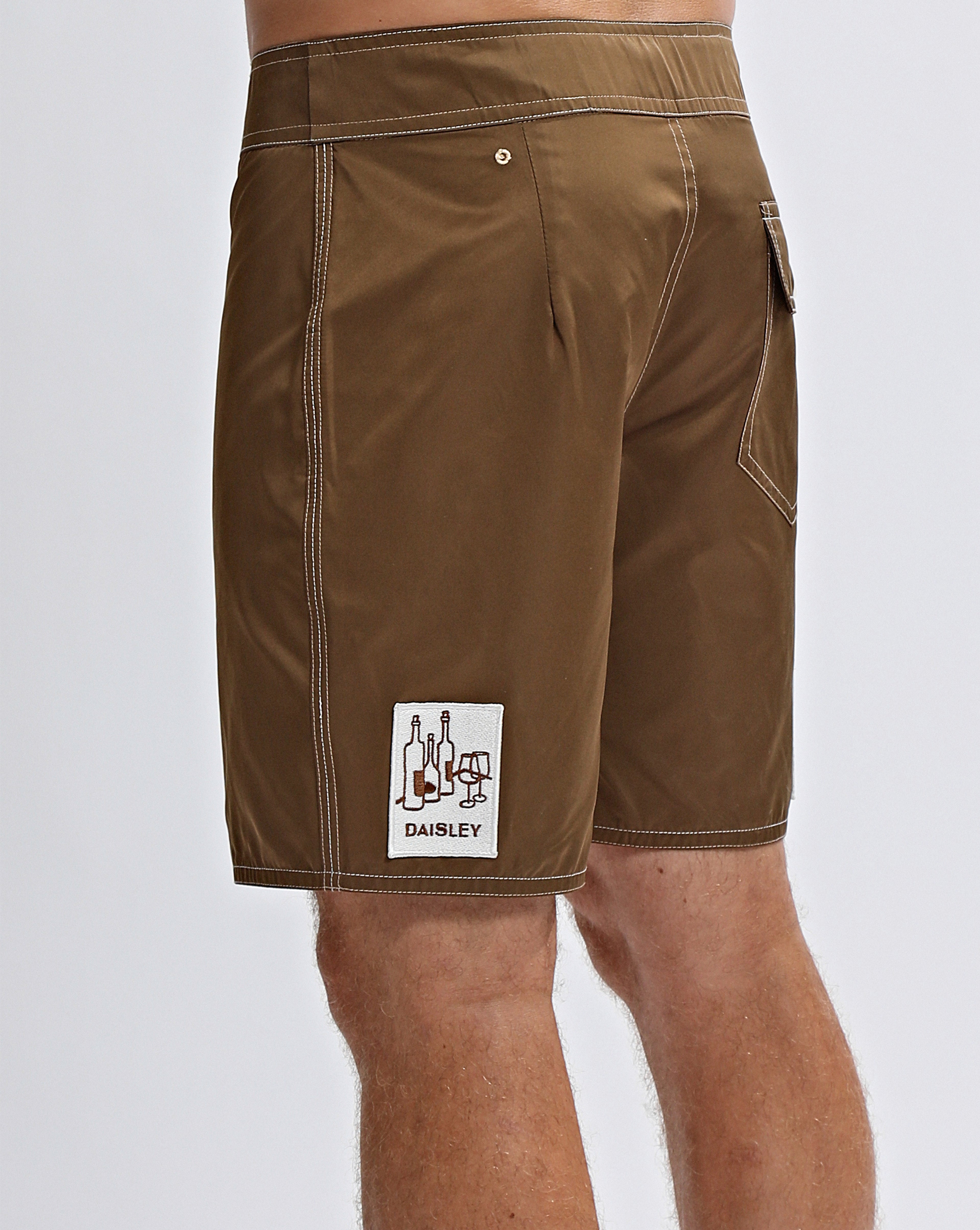 18" Classic Boardshort Brown/Beige