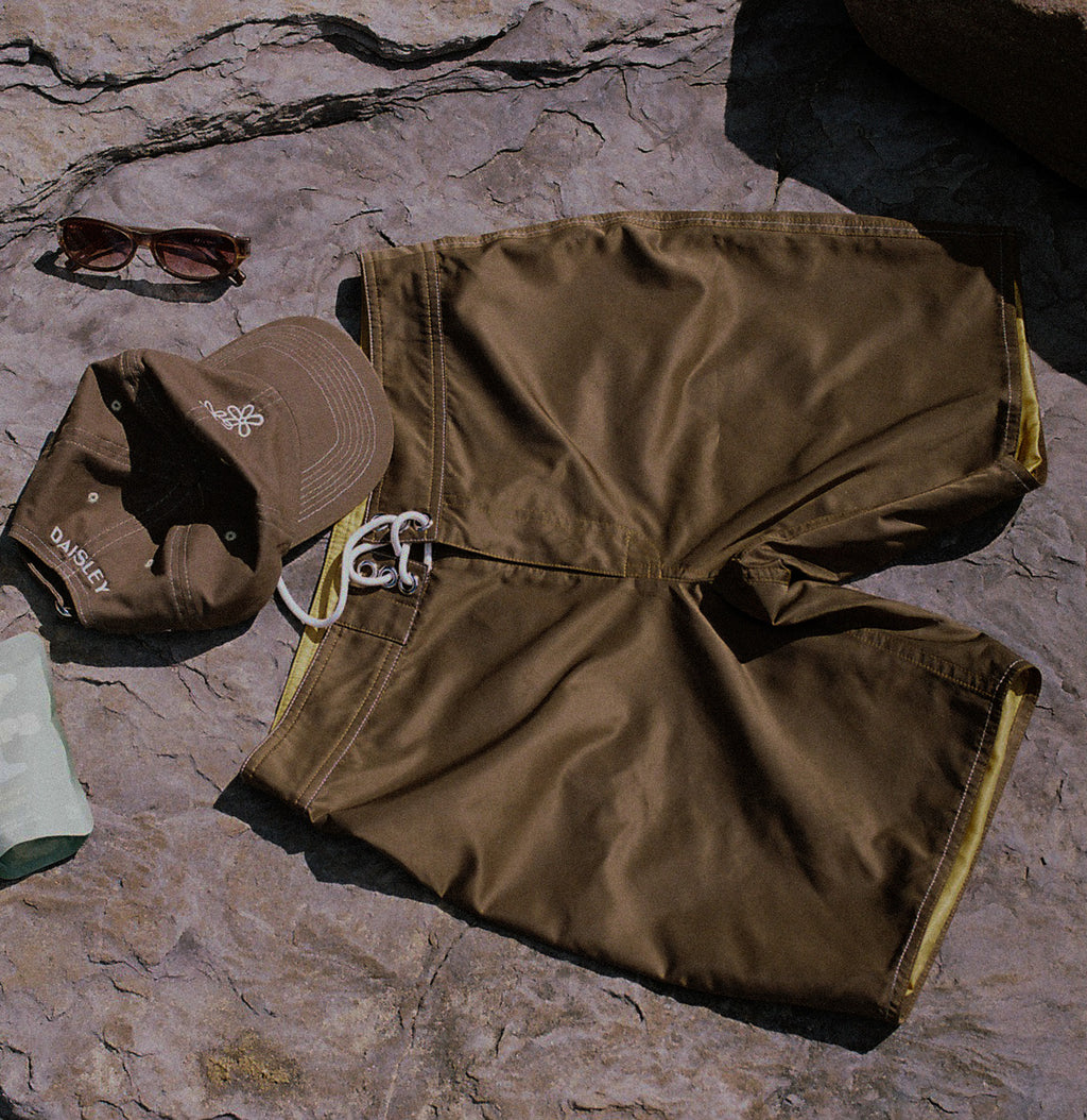 Brown & Beige Boardshort.